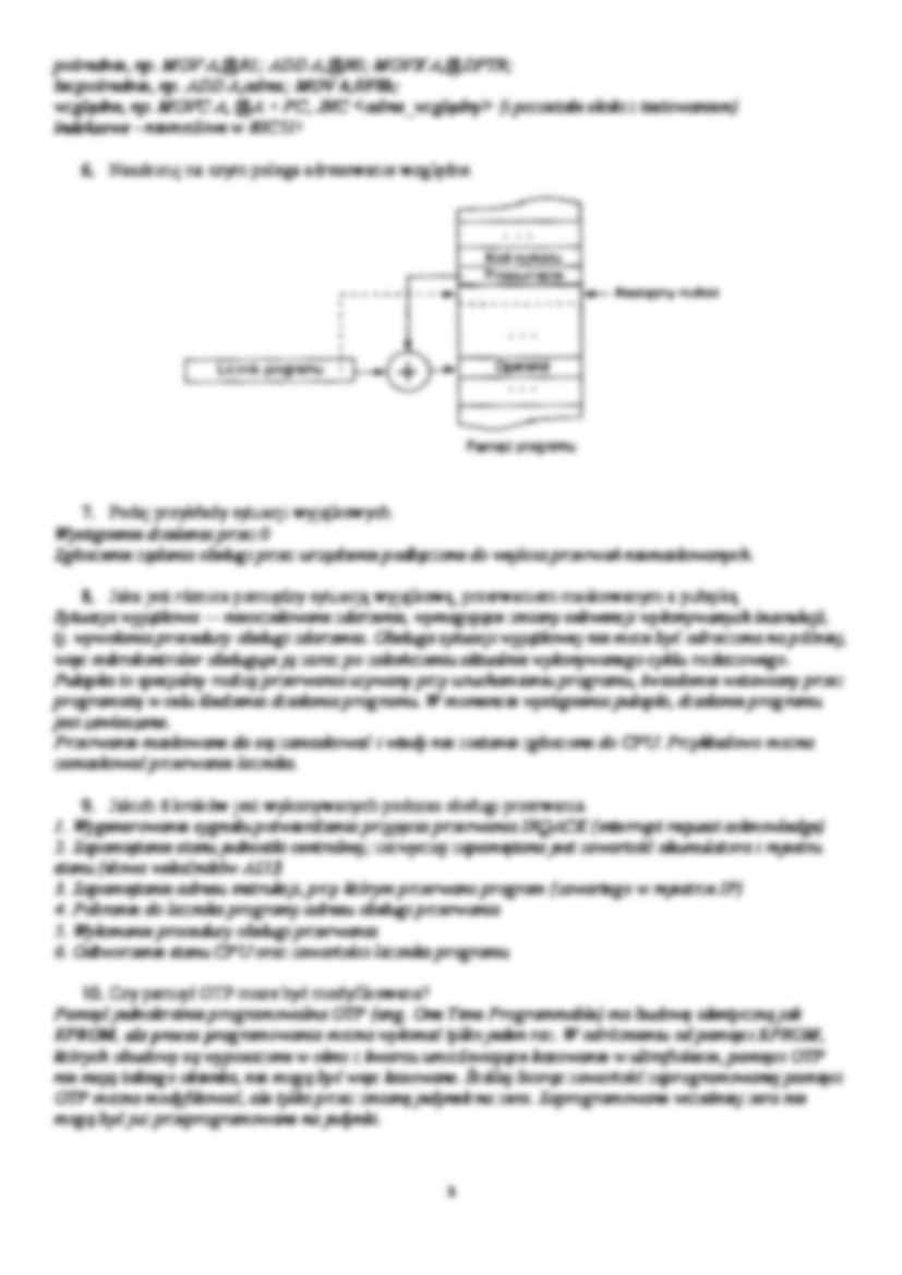 Systemy mikroprocesorowe – opracowanie - strona 3