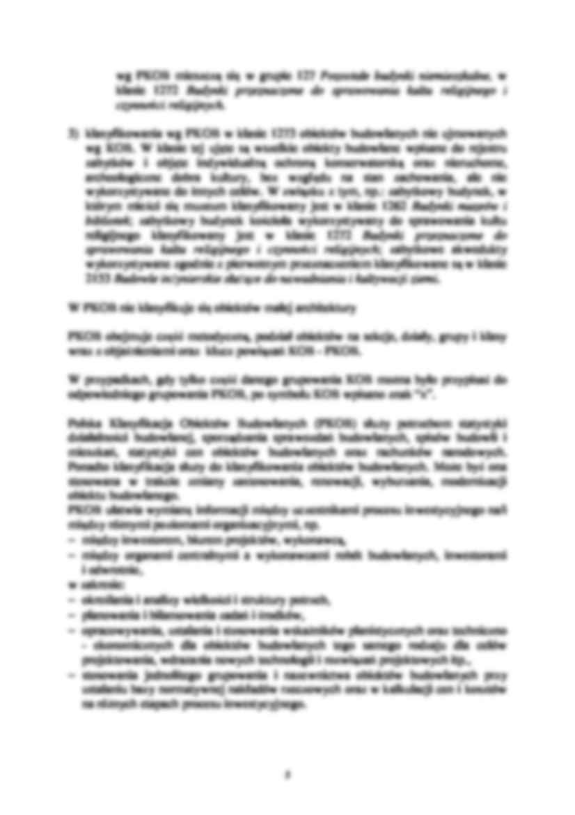 Polska Klasyfikacja Obiektów Budowlanych (PKOB) - strona 3
