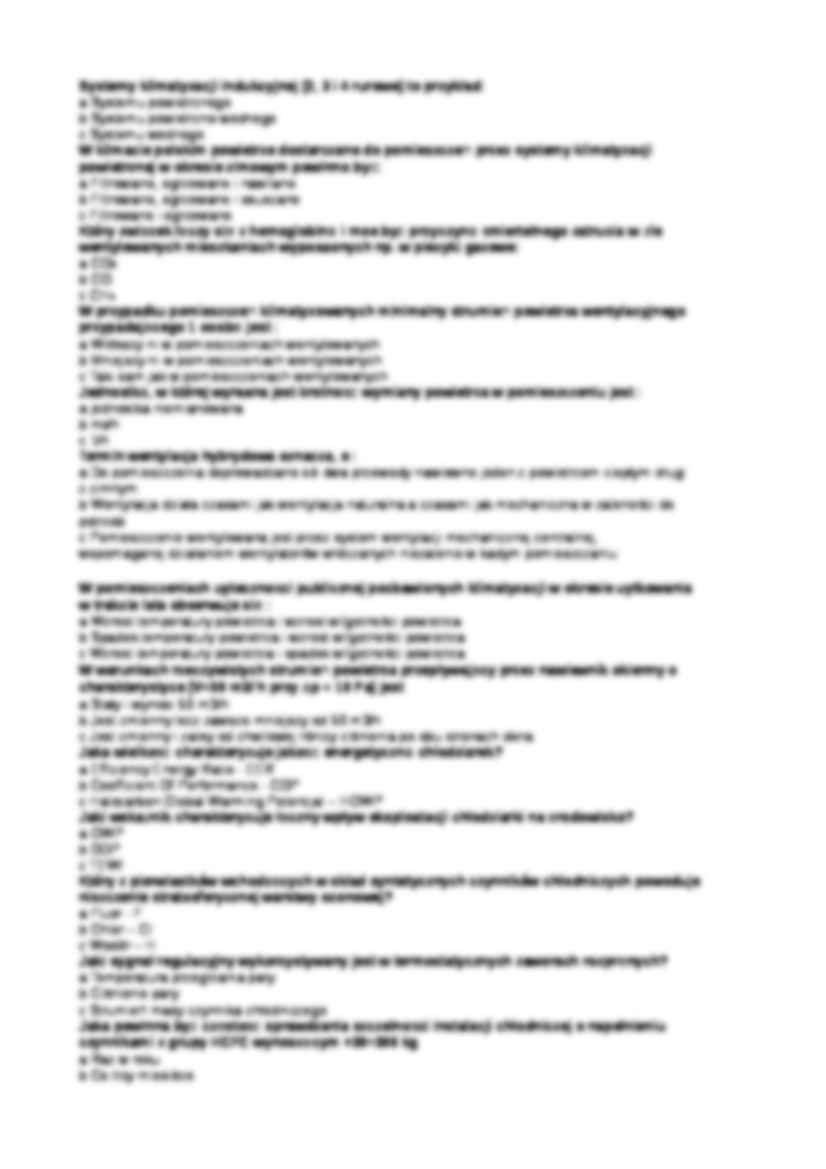 Ocena wentylacji i chłocenia - zadania  - strona 2