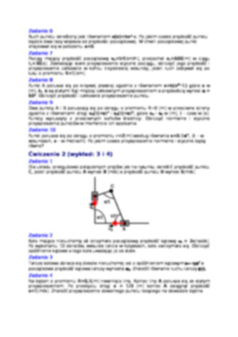 Mechanika Techniczna semestr III  - zadania - strona 2