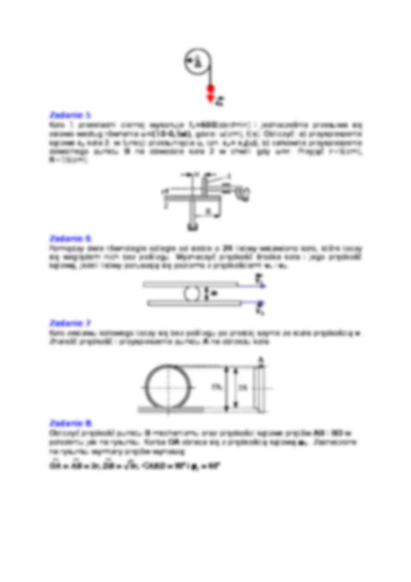Mechanika Techniczna semestr III  - zadania - strona 3