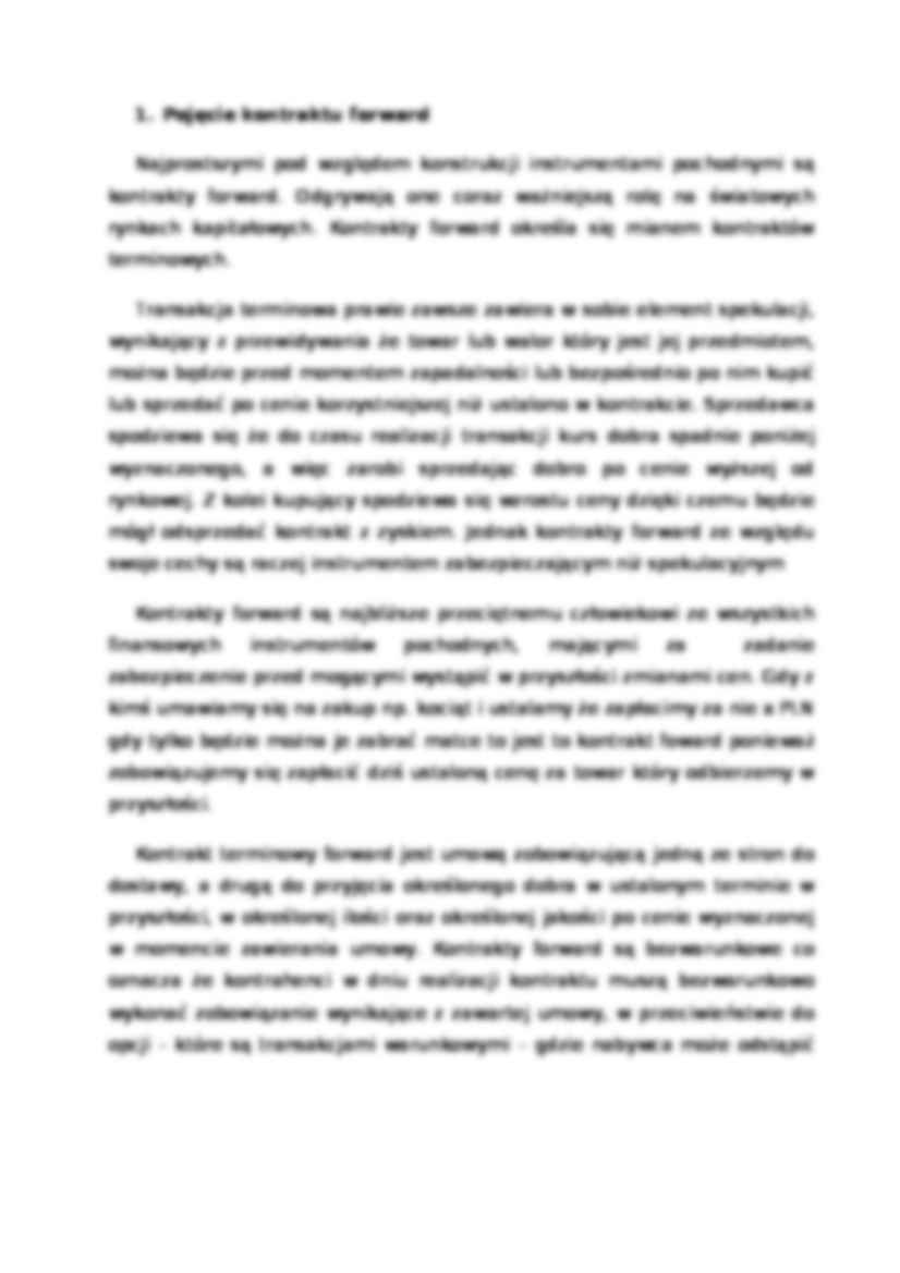 Kontrakty forward - strona 3