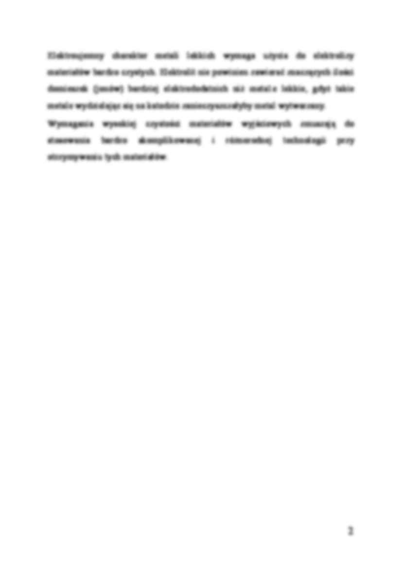 Metalurgia metali lekkich - opracowanie - strona 2