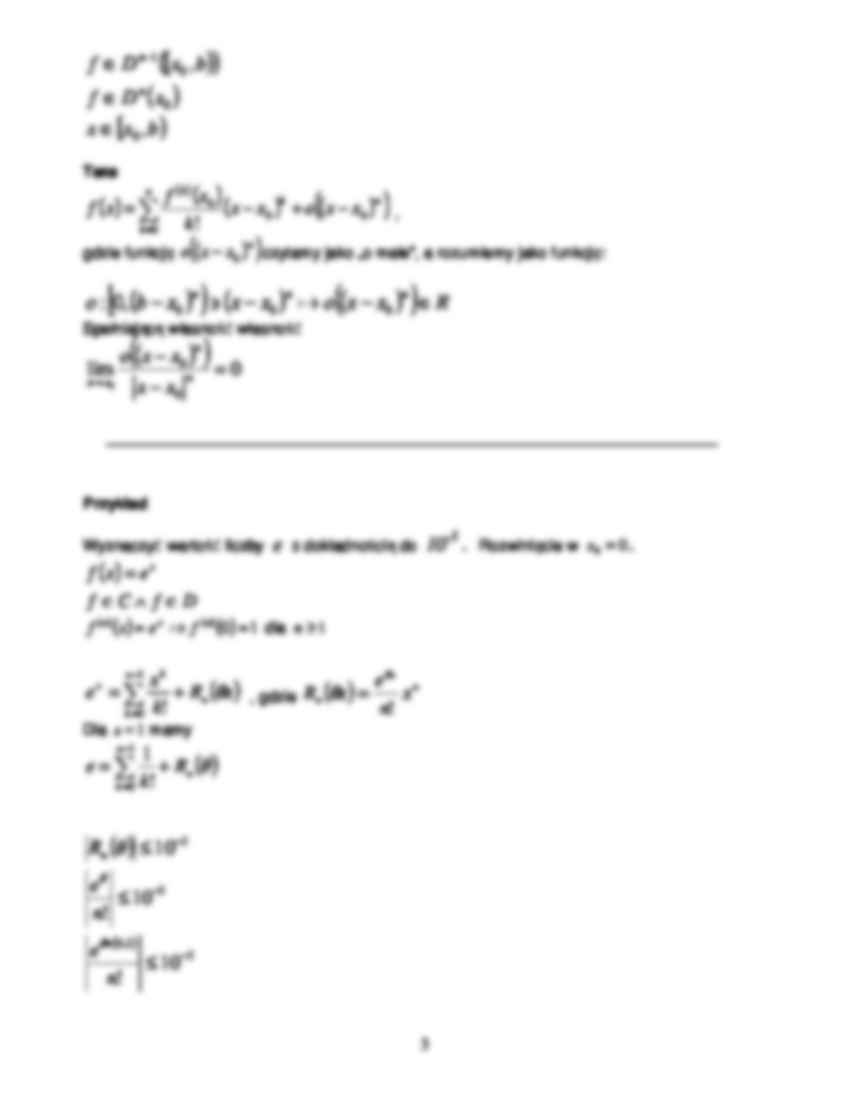 Matematyka - twierdzenie Taylora - strona 3