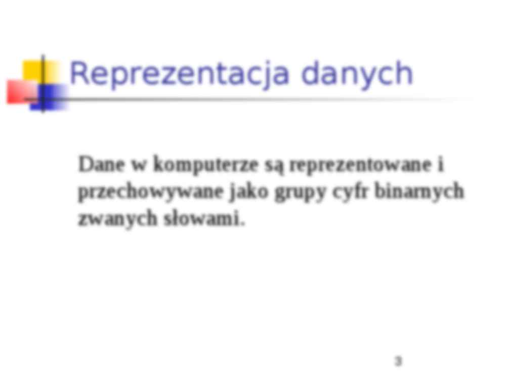 Reprezentacja danych w komputerze - strona 3