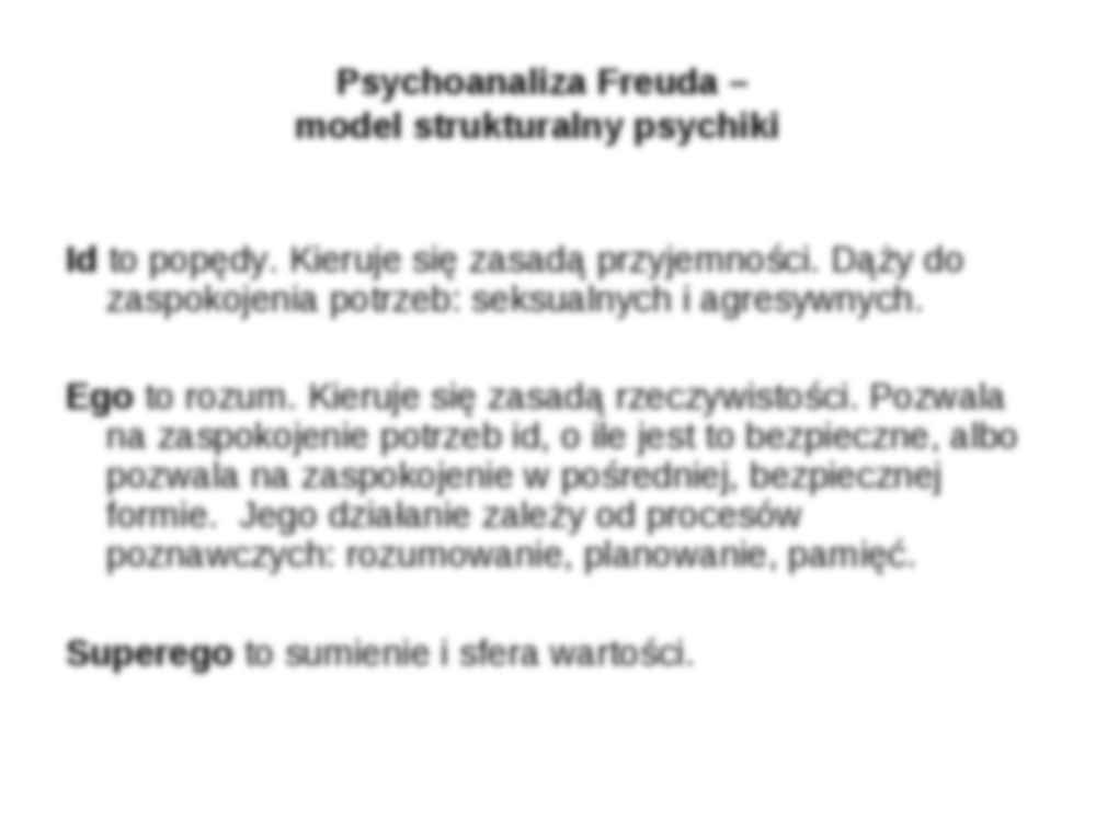 Psychoanaliza - Freuda i jej rozwój - strona 3
