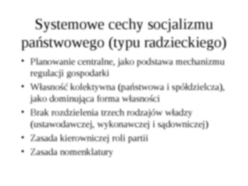 Transformacja systemowa polskiej gospodarki - wykład - strona 3