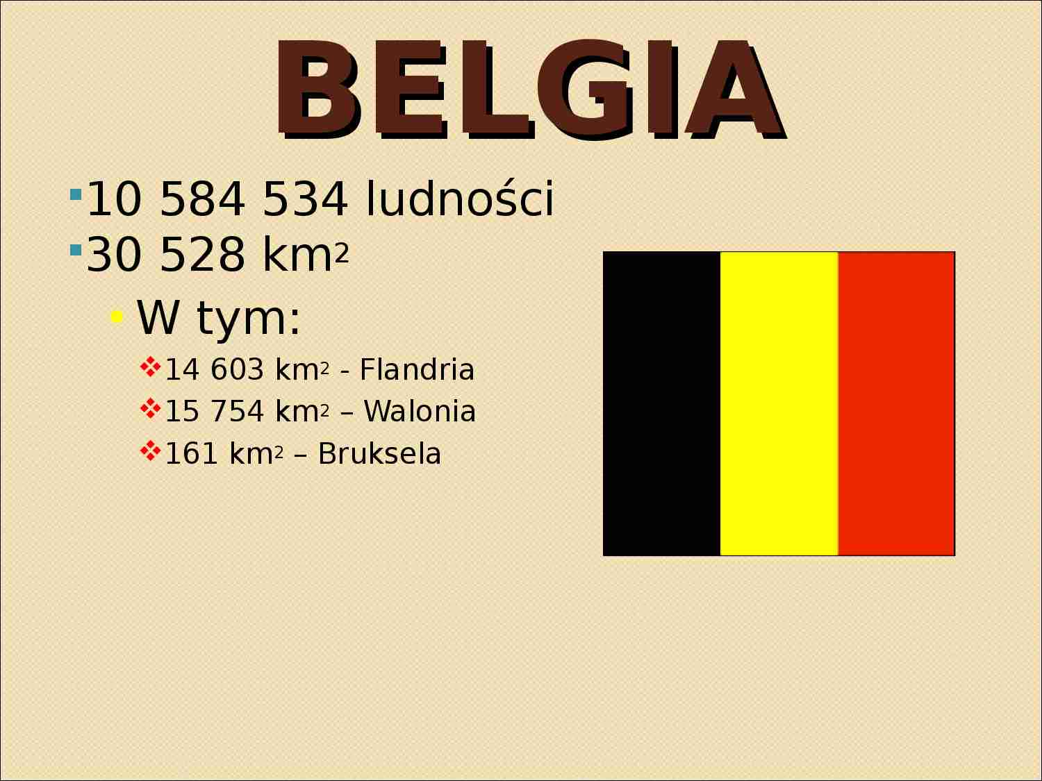 Belgia - prezentacja  - strona 1
