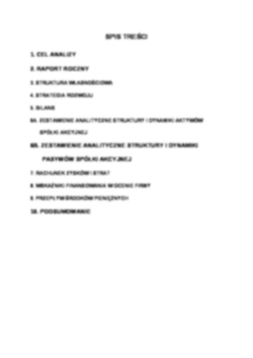 Analiza ekonomiczno-finansowa PPZM - analiza - strona 2