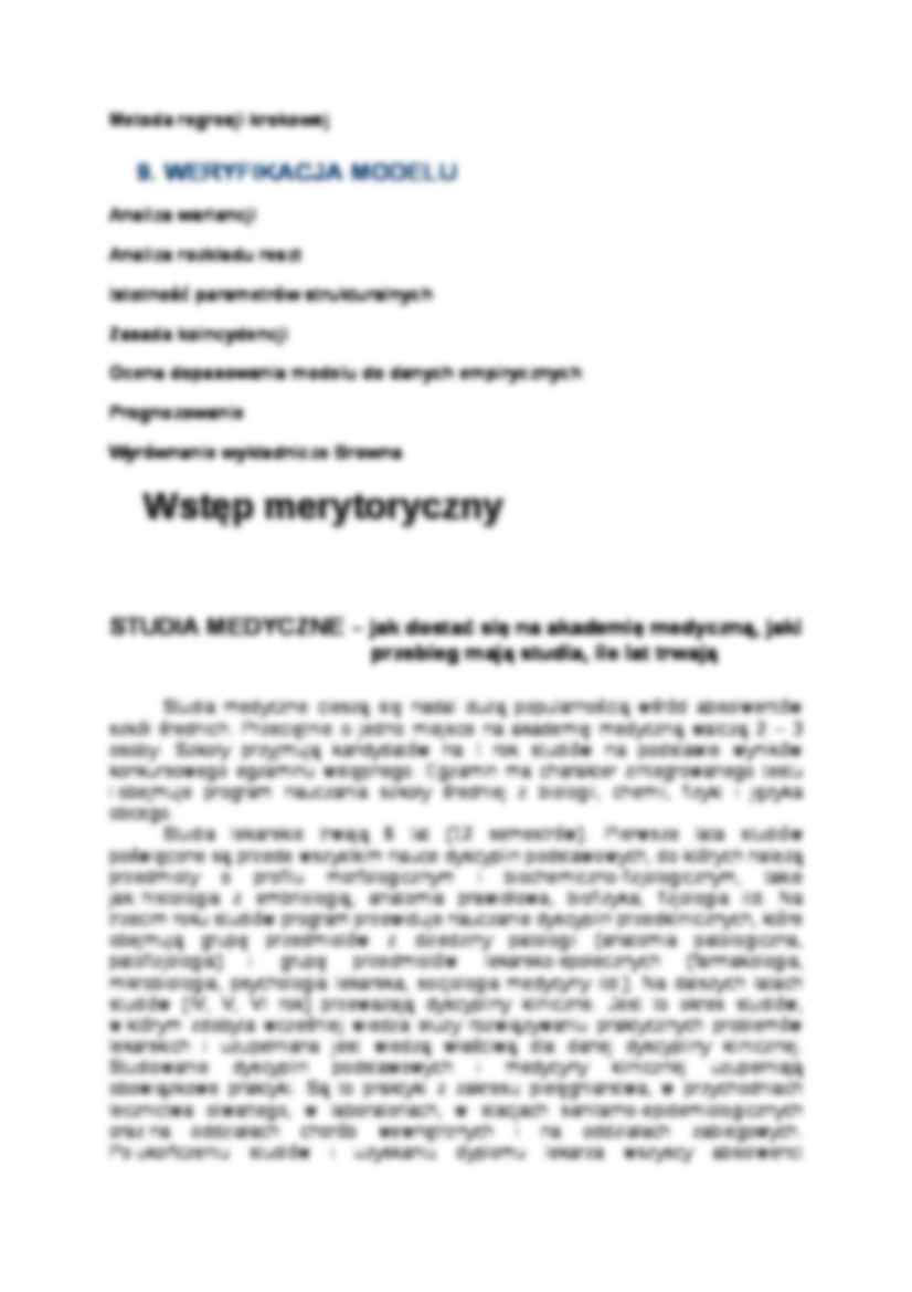 Ekonometryczna analiza liczb absolwentów akademii medycznych w Polsce - strona 3