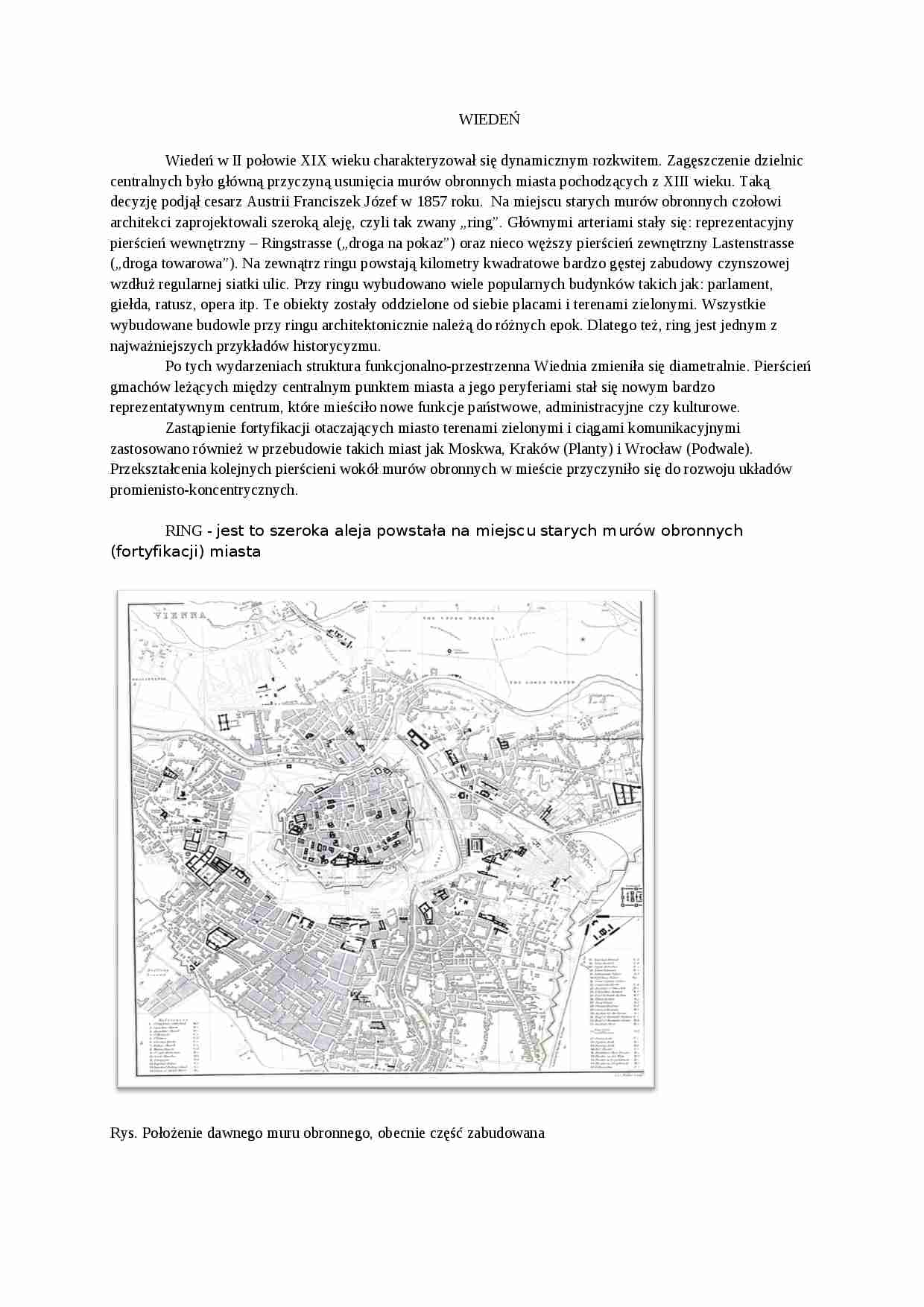 Wiedeń-historia budowy miast - strona 1