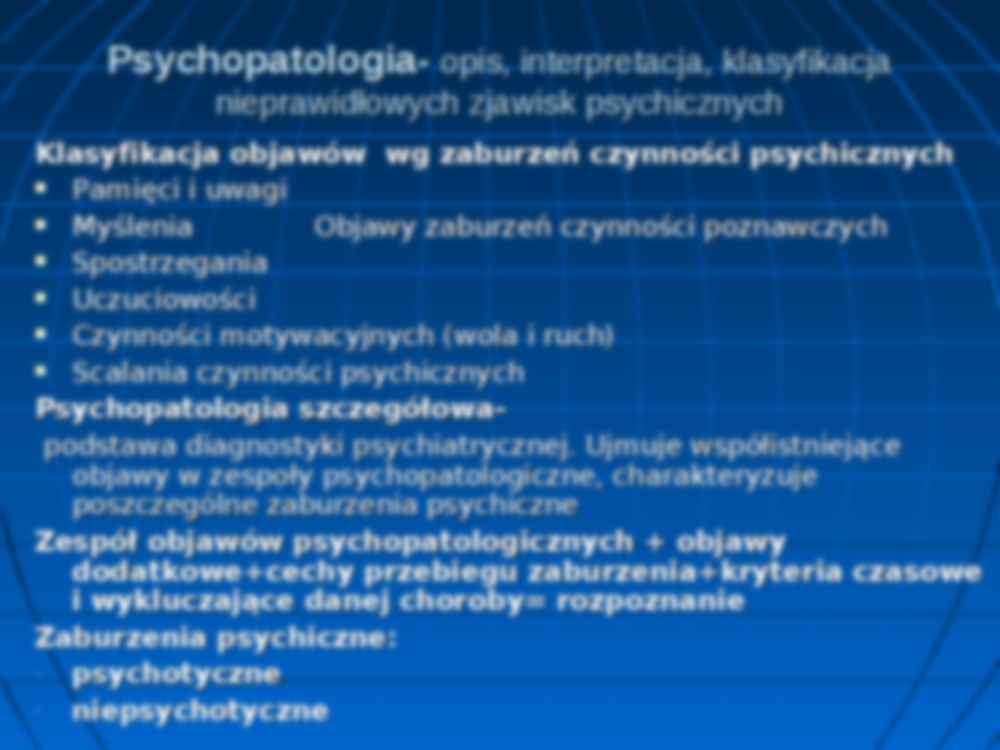 Psychopatologia ogólna - strona 2