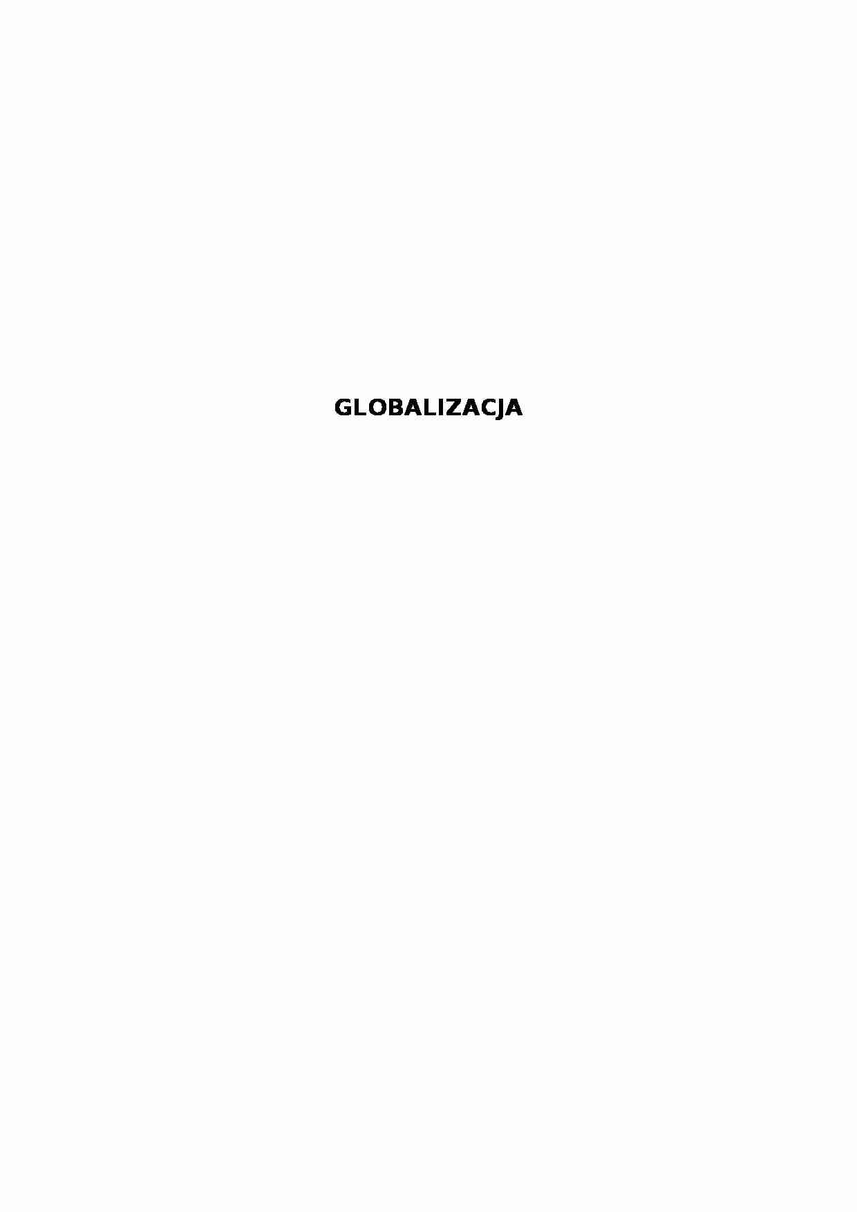 Globalizacja - Bank Światowy - strona 1