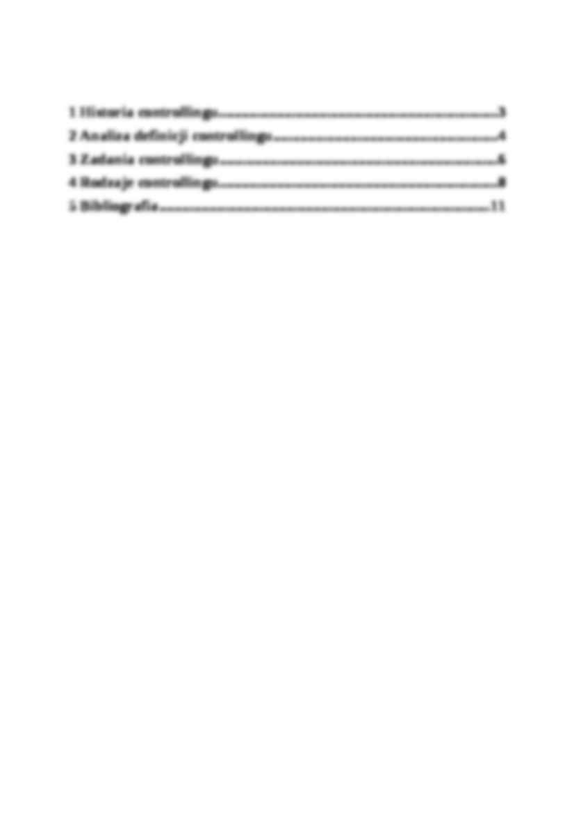 Istota Controllingu - rodzaje i funkcje - strona 2
