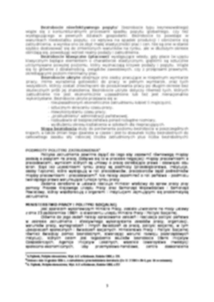 Polityka zatrudnienia-pojęcie i istota - strona 3