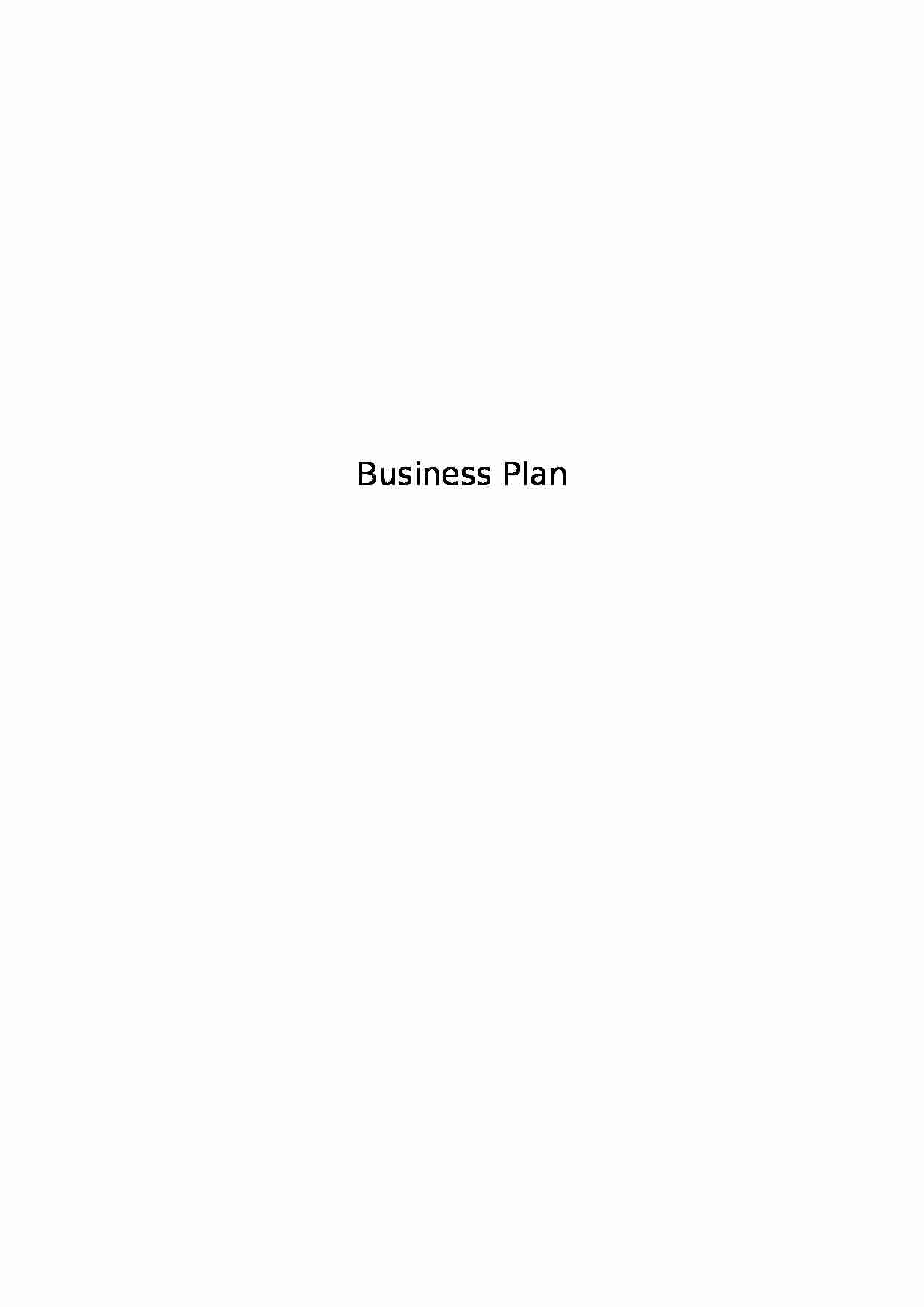 Biznes plan - sklep - prezentacja przedsiębiorstwa - strona 1