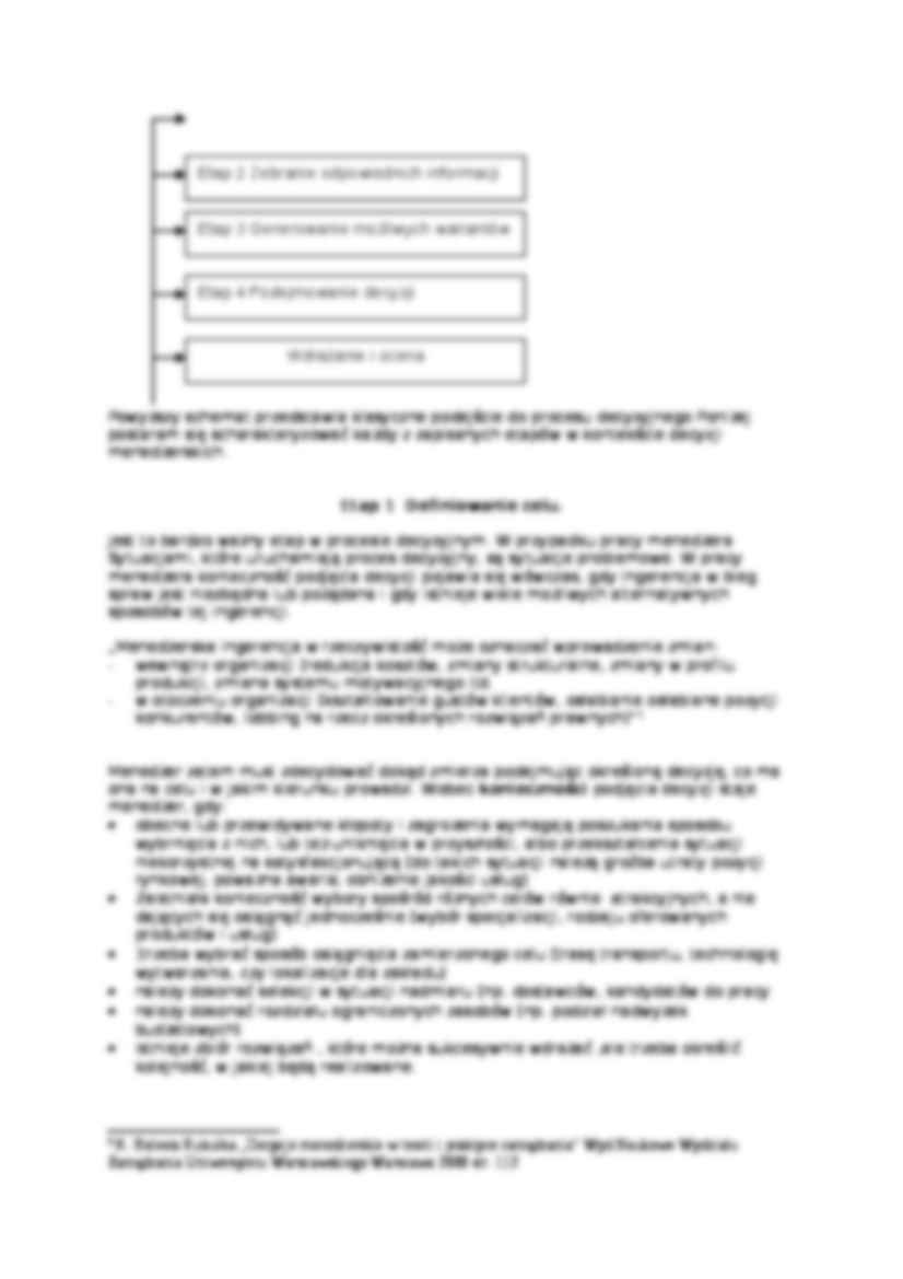 Decyzje menedżerskie w praktyce zarządzania - Proces planowania - strona 3