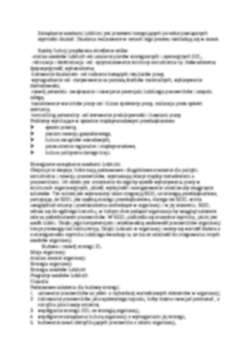 Zarządzanie kadrami - 12 wykładów - strona 2