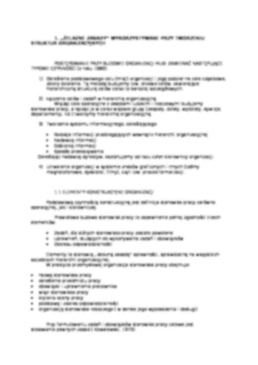 Zarządzanie - struktura organizacji - strona 2