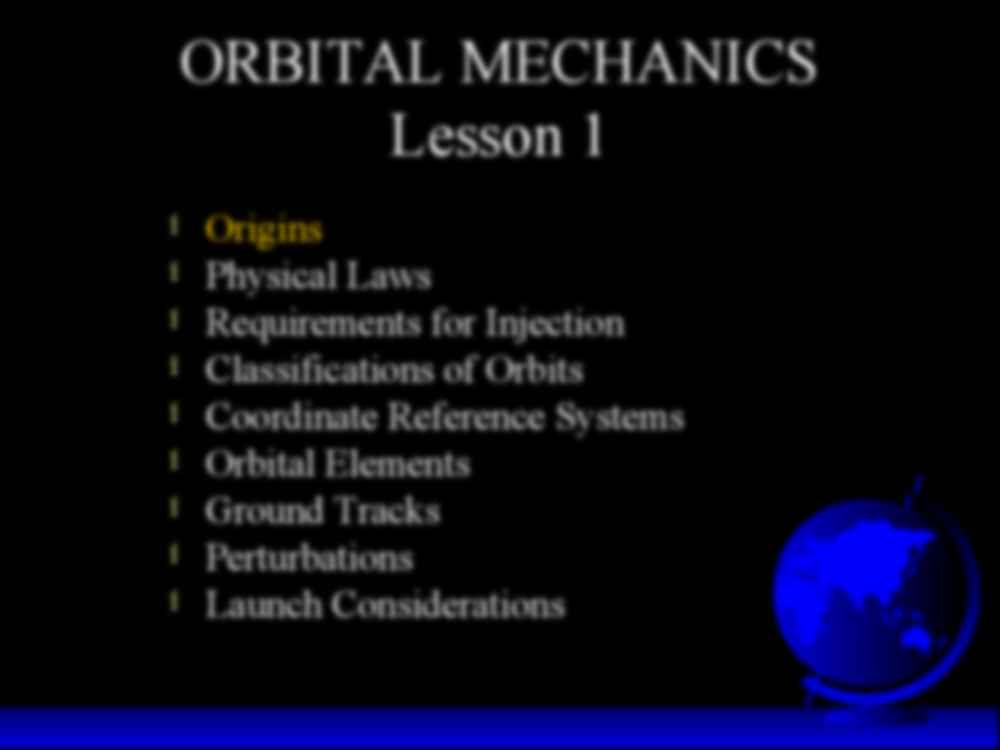 Orbital Mechanics PPT Slides - strona 2