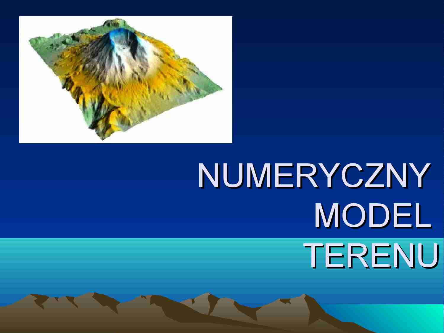 Numeryczny model terenu - strona 1
