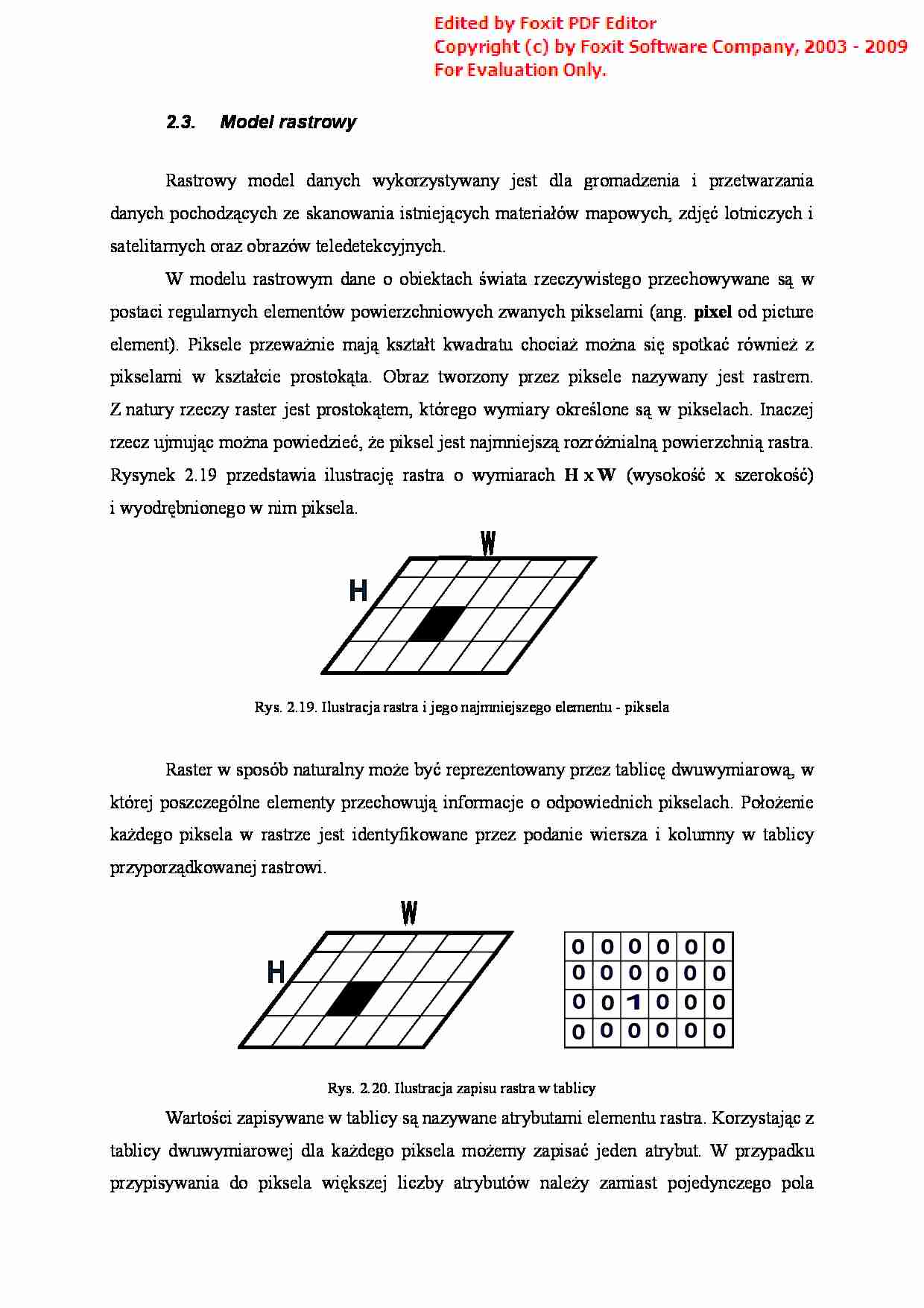 System informacji przestrzennej - notatki z wykładu 3 - strona 1
