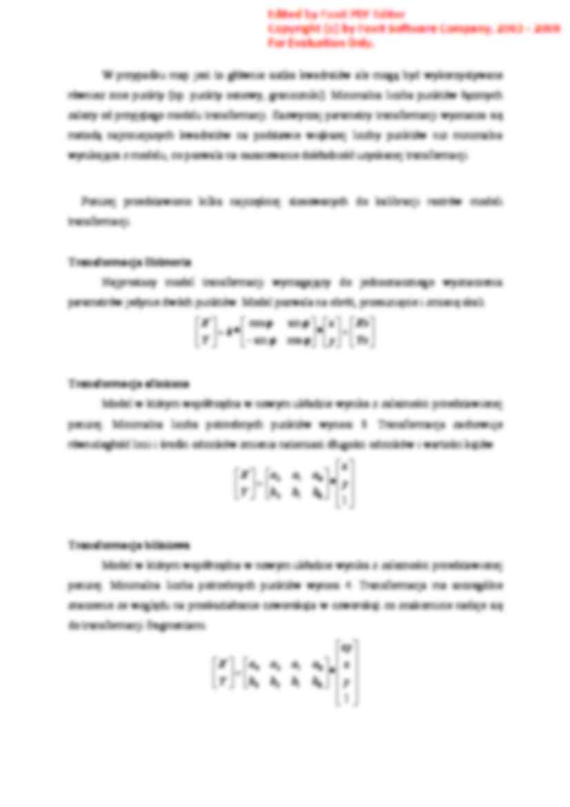System informacji przestrzennej - notatki z wykładu 4 - strona 3
