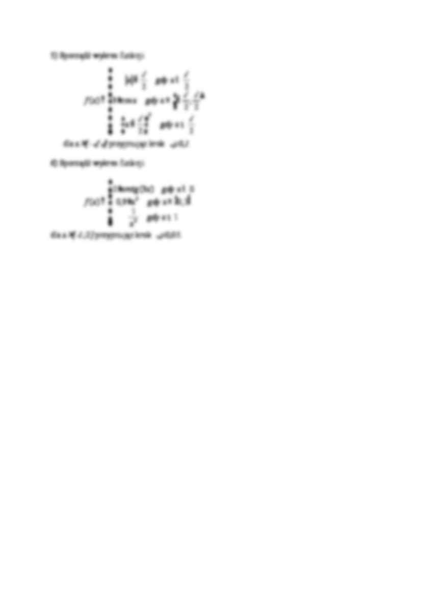 Tablicowanie funkcji i tworzenie jej wykresu - strona 2