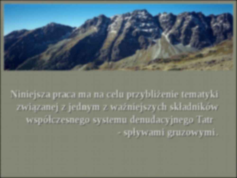 Spływy gruzowe w Tatrach - strona 3