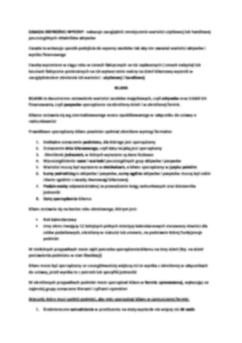 Bilans - zasady sporządzania i omówienie - strona 2