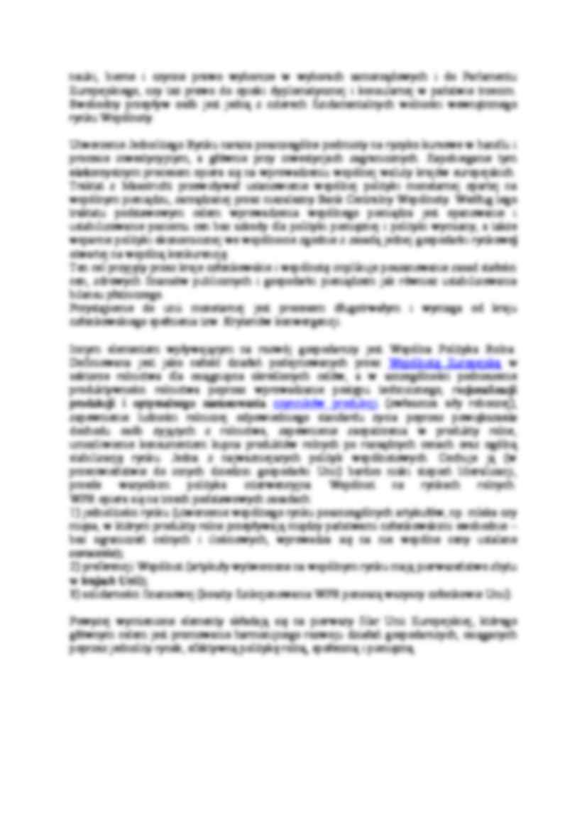 Znaczenie Unii Europejskiej w rozwoju gospodarczym krajw cz_onkowskich - strona 2