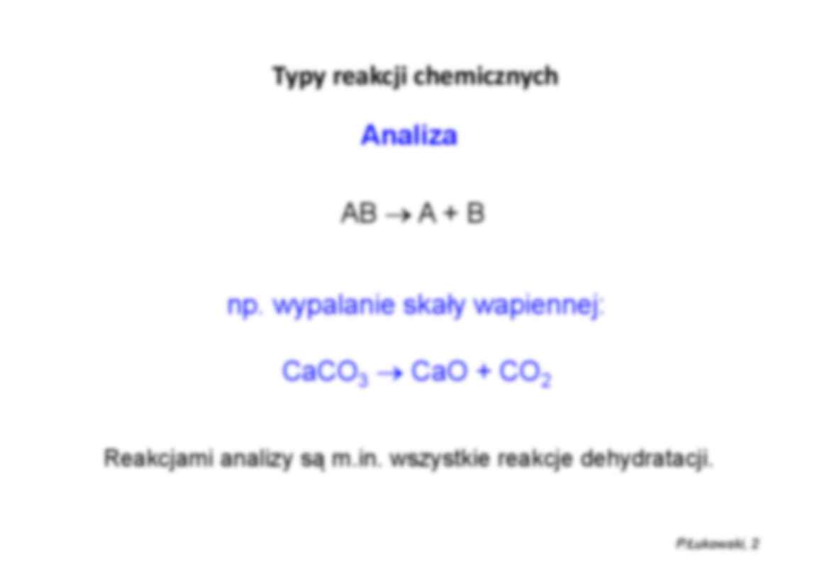 Typy reakcji chemicznych - strona 3