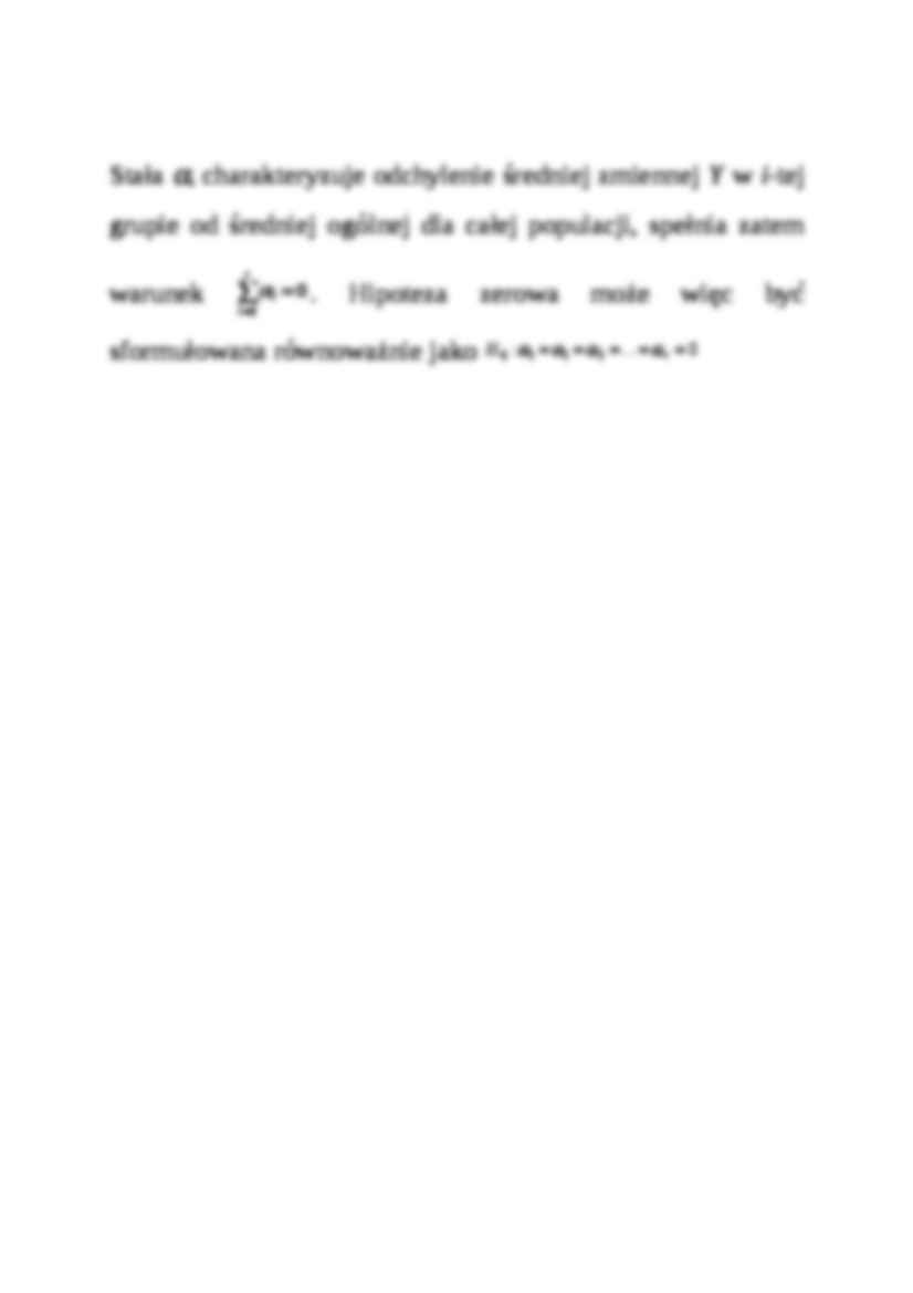Analiza wariancji - Model stały - strona 3