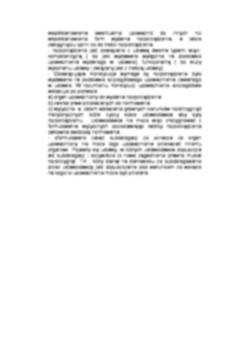 Prawodawcze kompetencje organów administracji publicznej - rozporządzenia - strona 3