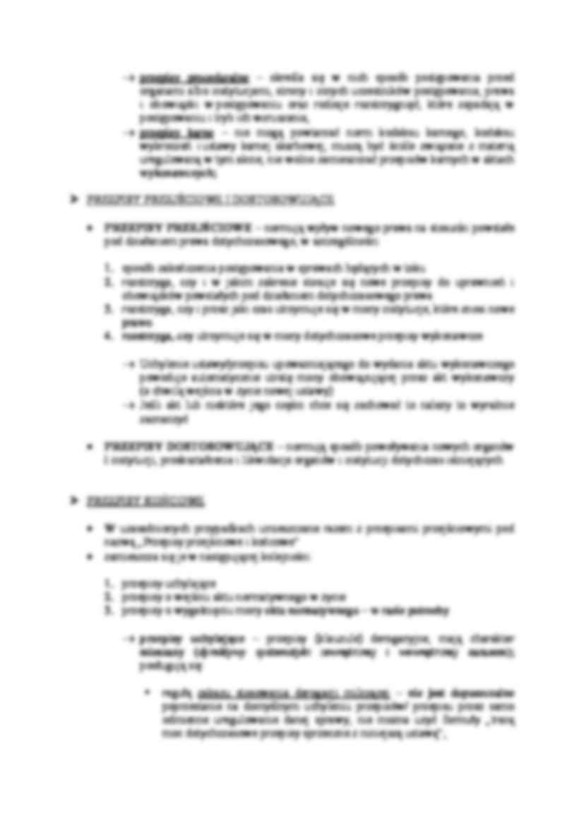Budowa tekstu prawnego - normy prawne - strona 3