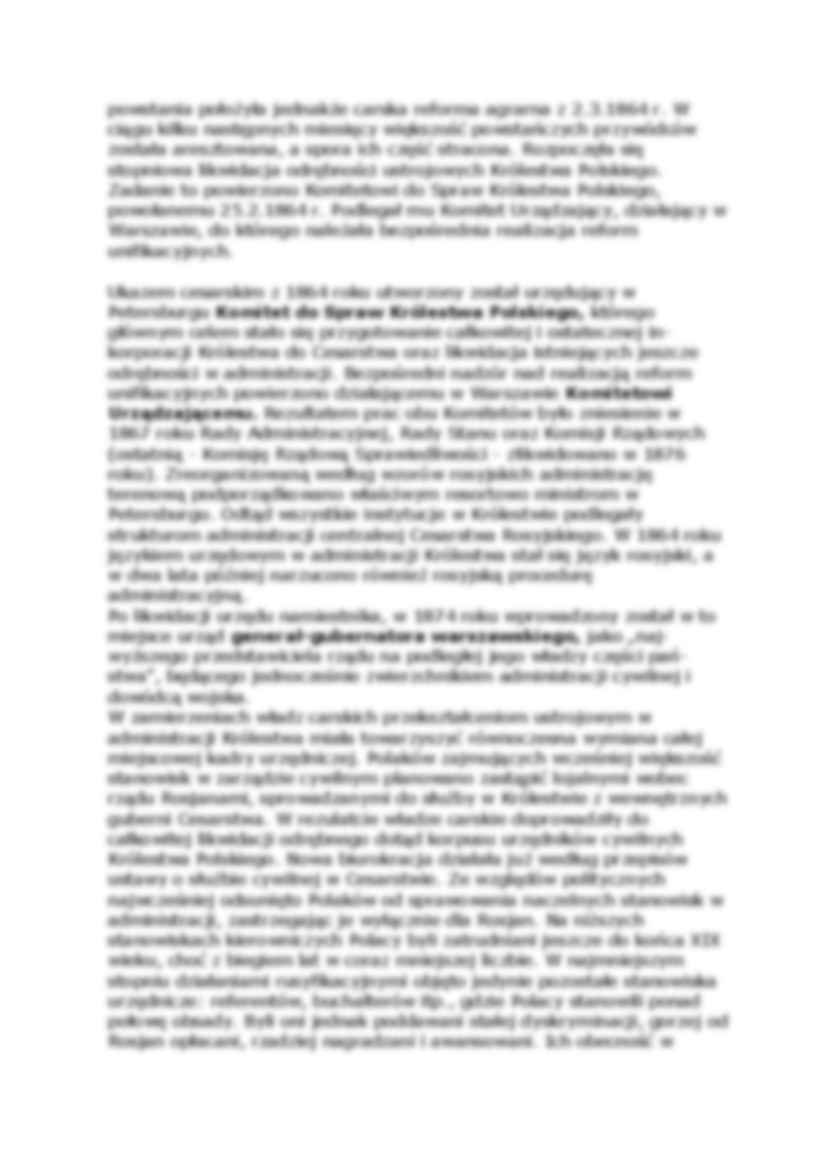 Administracja w zaborze rosyjskim w okresie międzypowstaniowym i po powstaniu styczniowym - strona 3