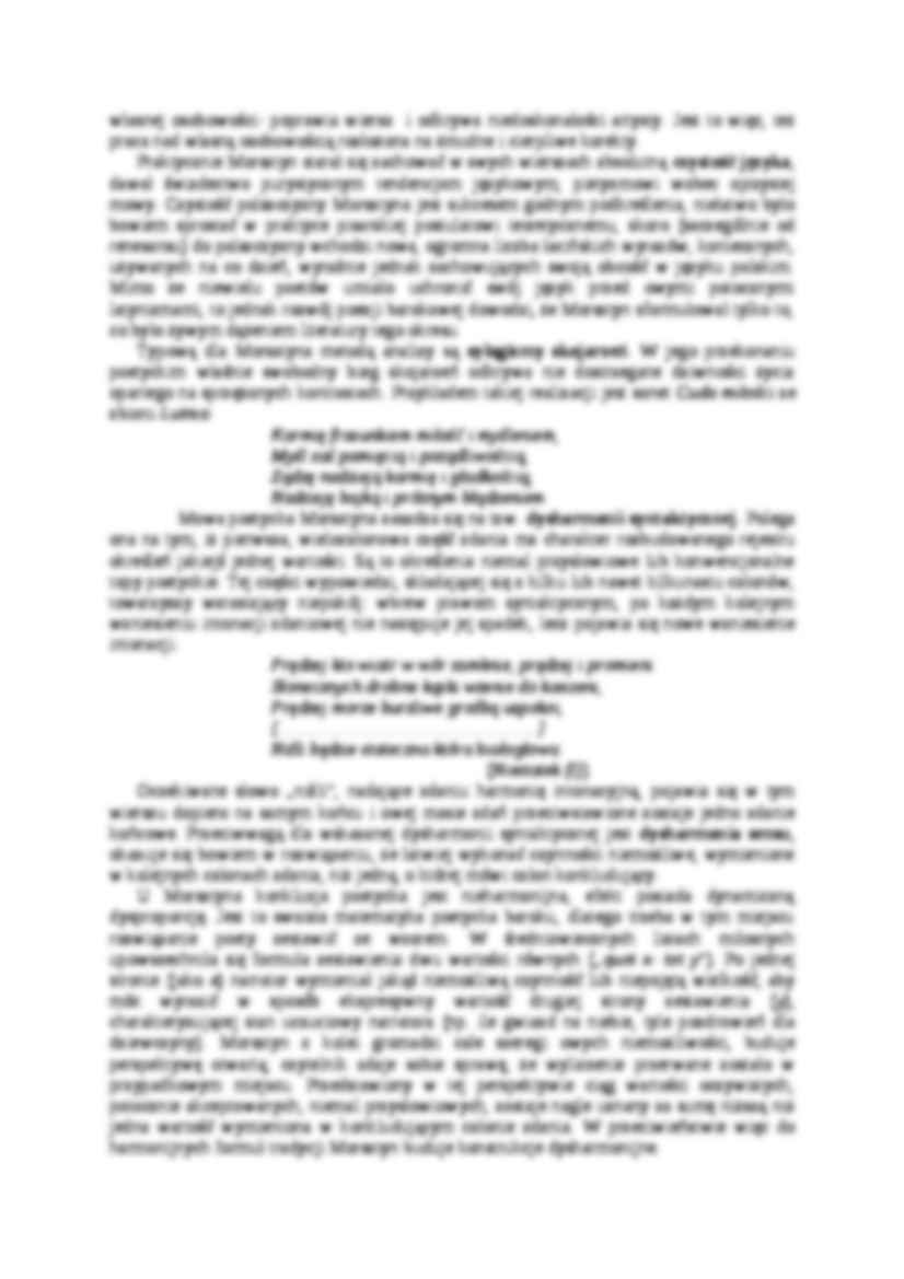 Elementy stylu barokowego w twrczości Jana Andrzeja Morsztyna - strona 2