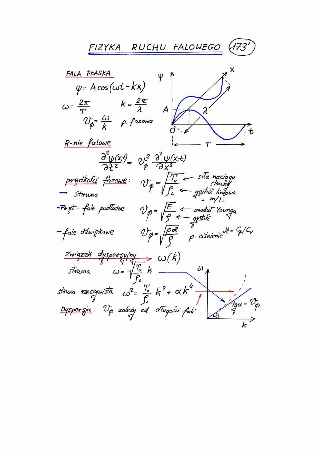 Fizyka ruchu falistego - strona 1