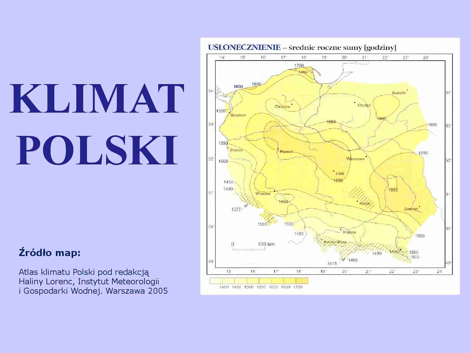 Klimat polski - charakterystyka  - strona 1