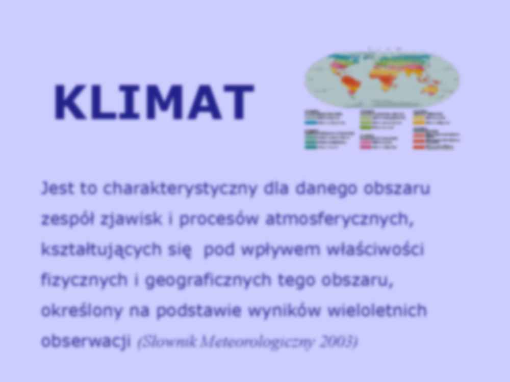 Klimat polski - charakterystyka  - strona 2