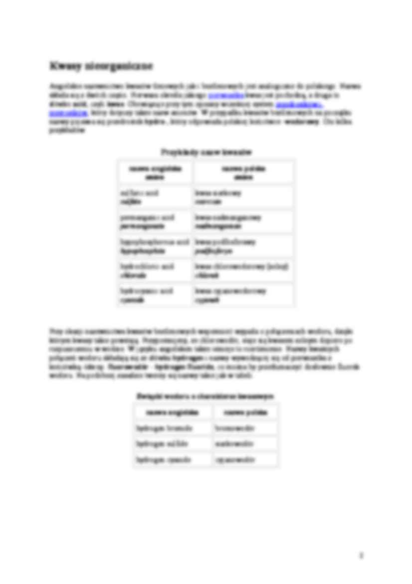 Chemia terminologia - strona 2
