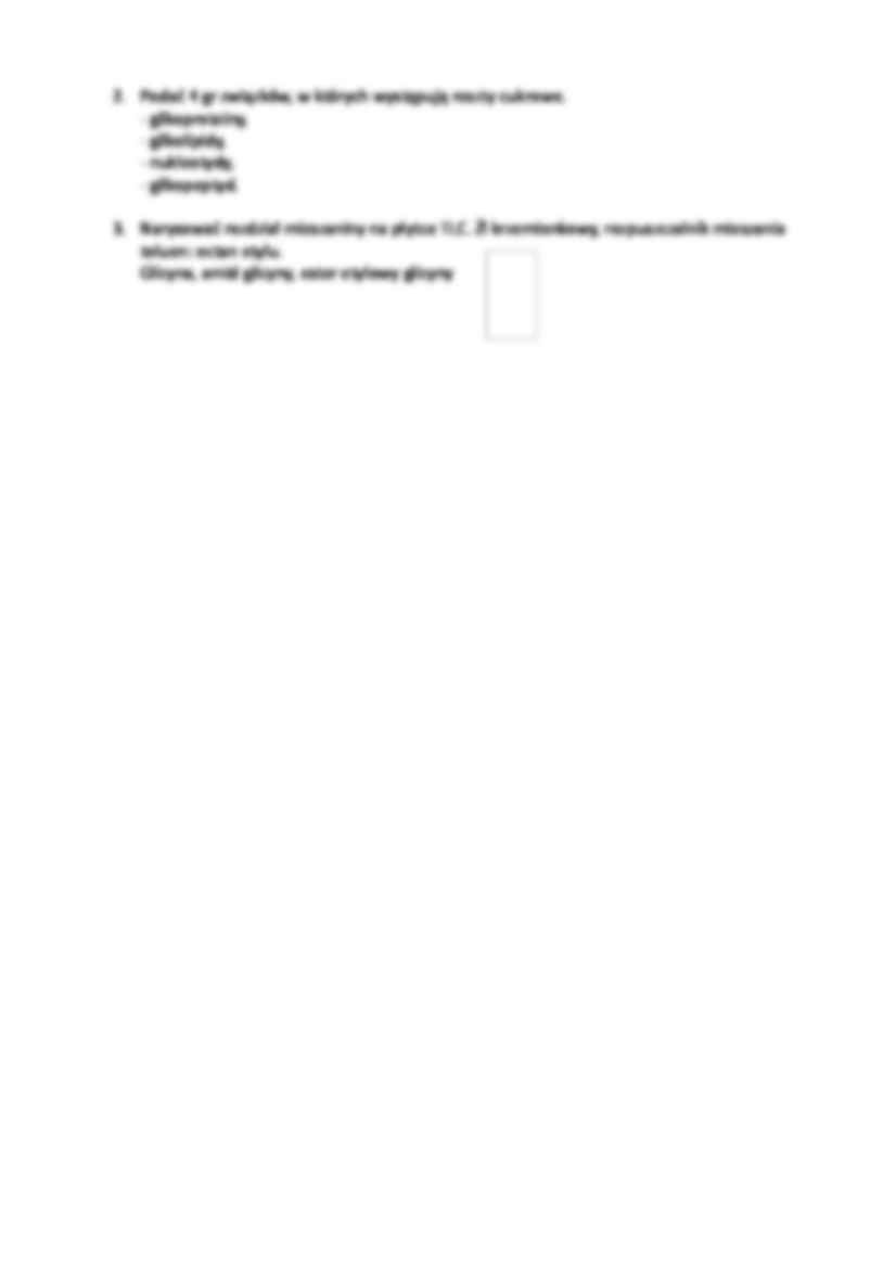 wejściówka - Cukry, chromatografia - strona 2