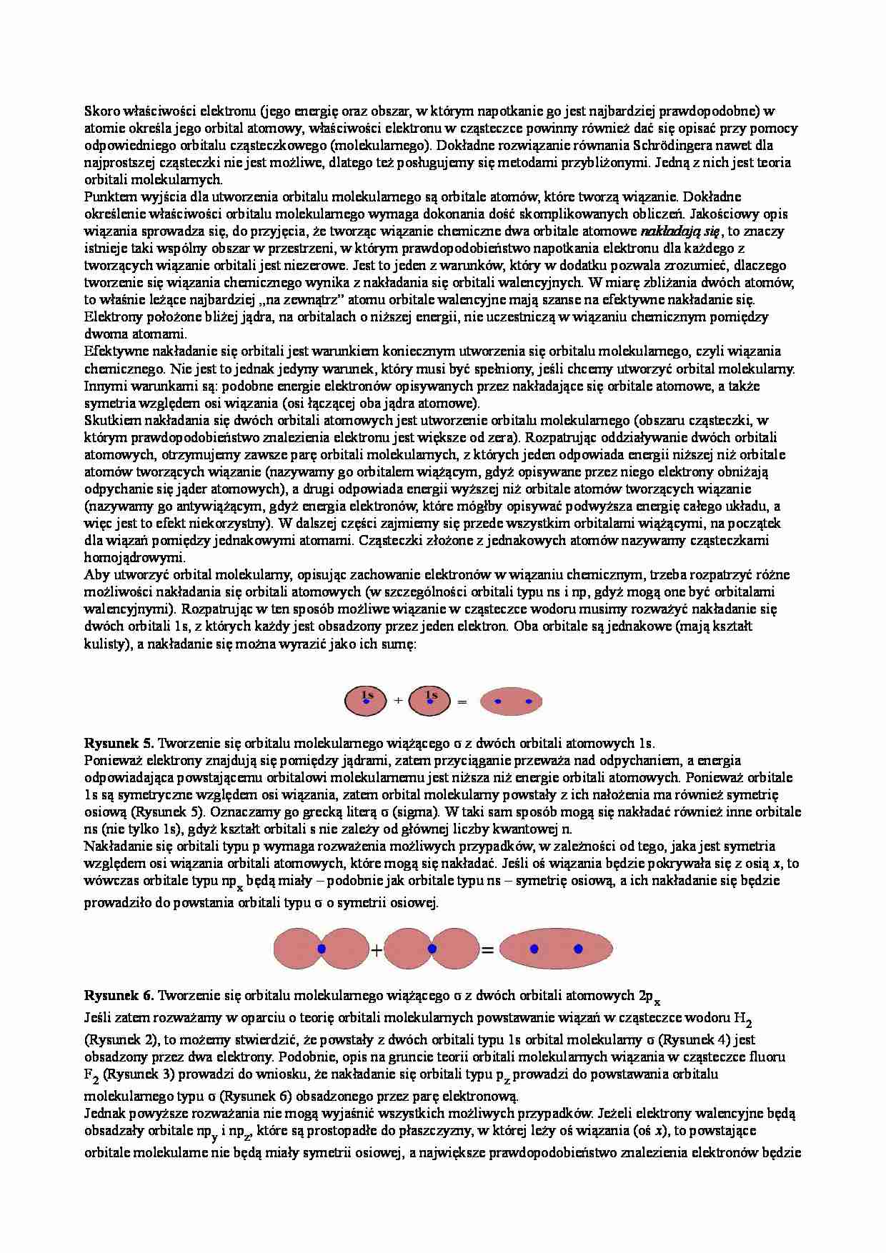 Orbitale molekularne - omówienie zagadnienia - strona 1