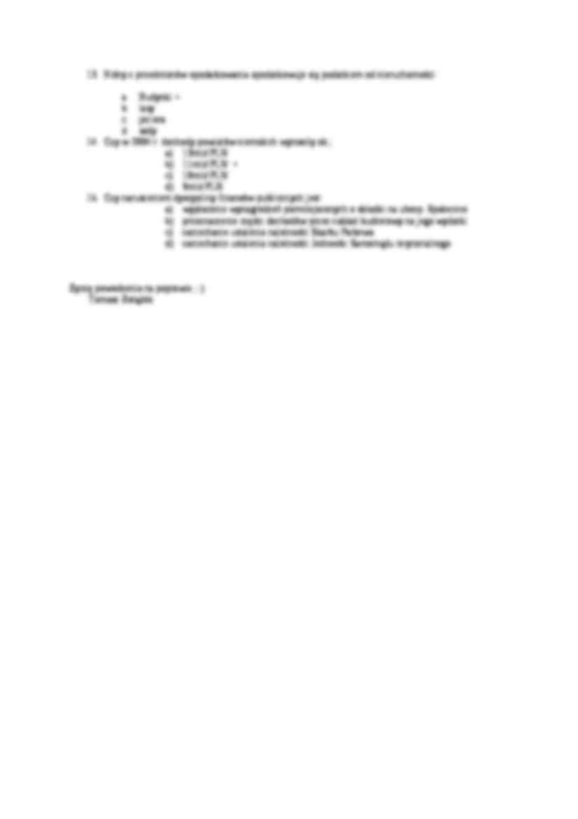 finanse egzamin - Dług publiczny - strona 2