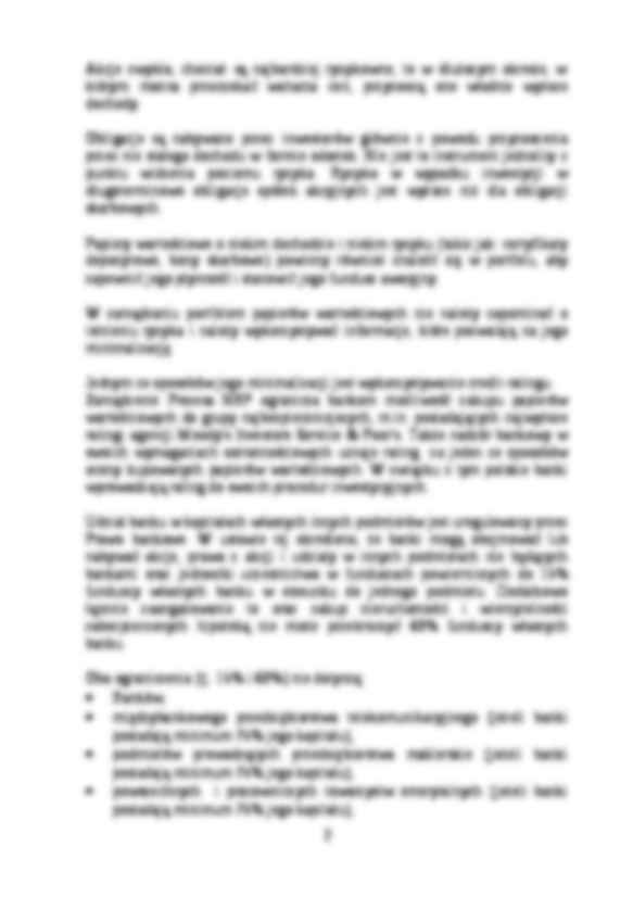 Inwestycje kapitałowe banków - KNB  - strona 2