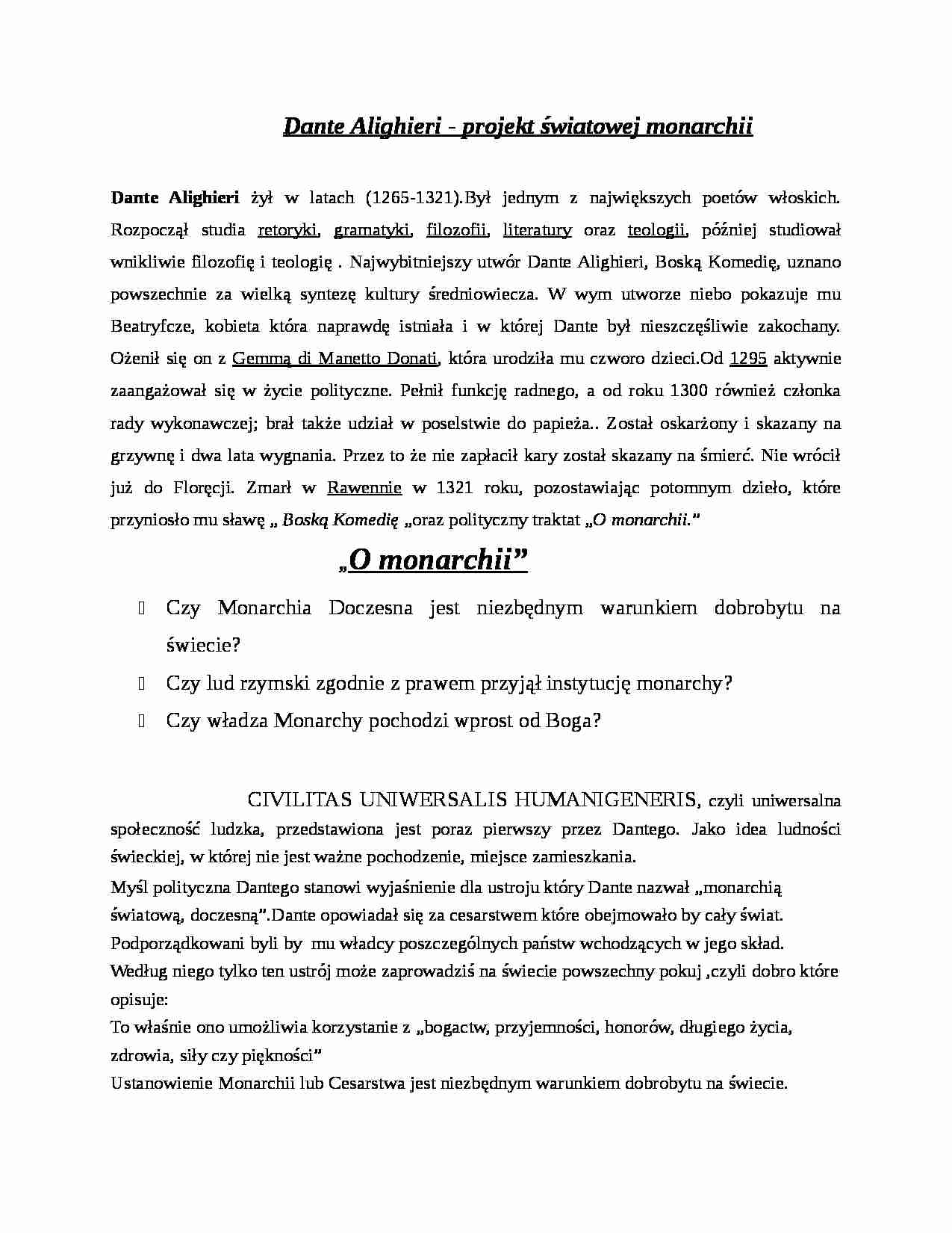Dante Aligiehri - strona 1