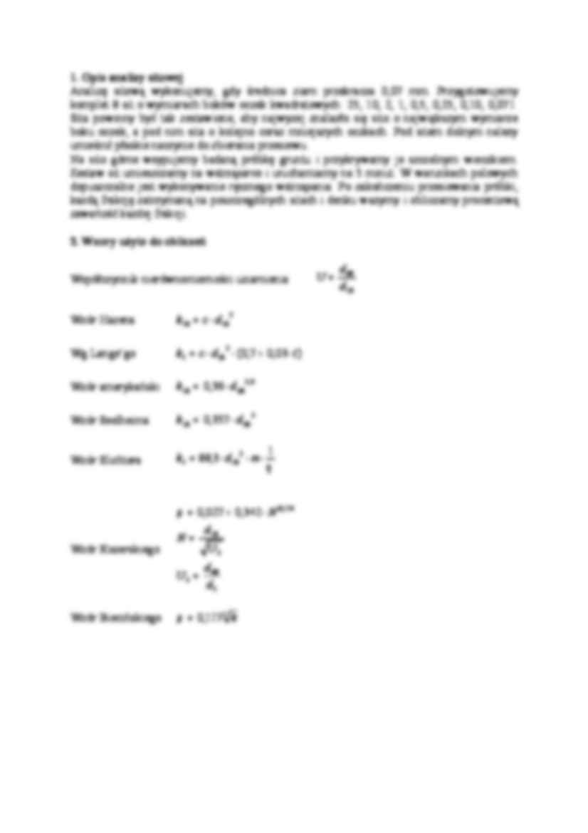 Określenie parametrów hydrogeologicznych warstw wodonożnych - strona 2