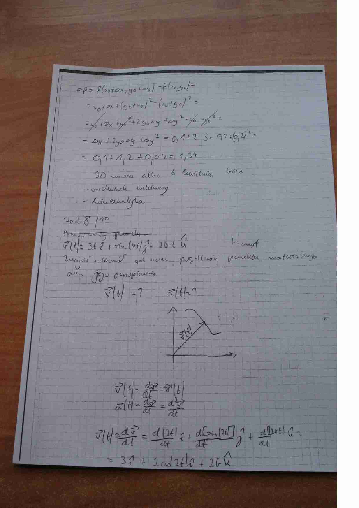 Fizyka - notatki z ćwiczeń - strona 1