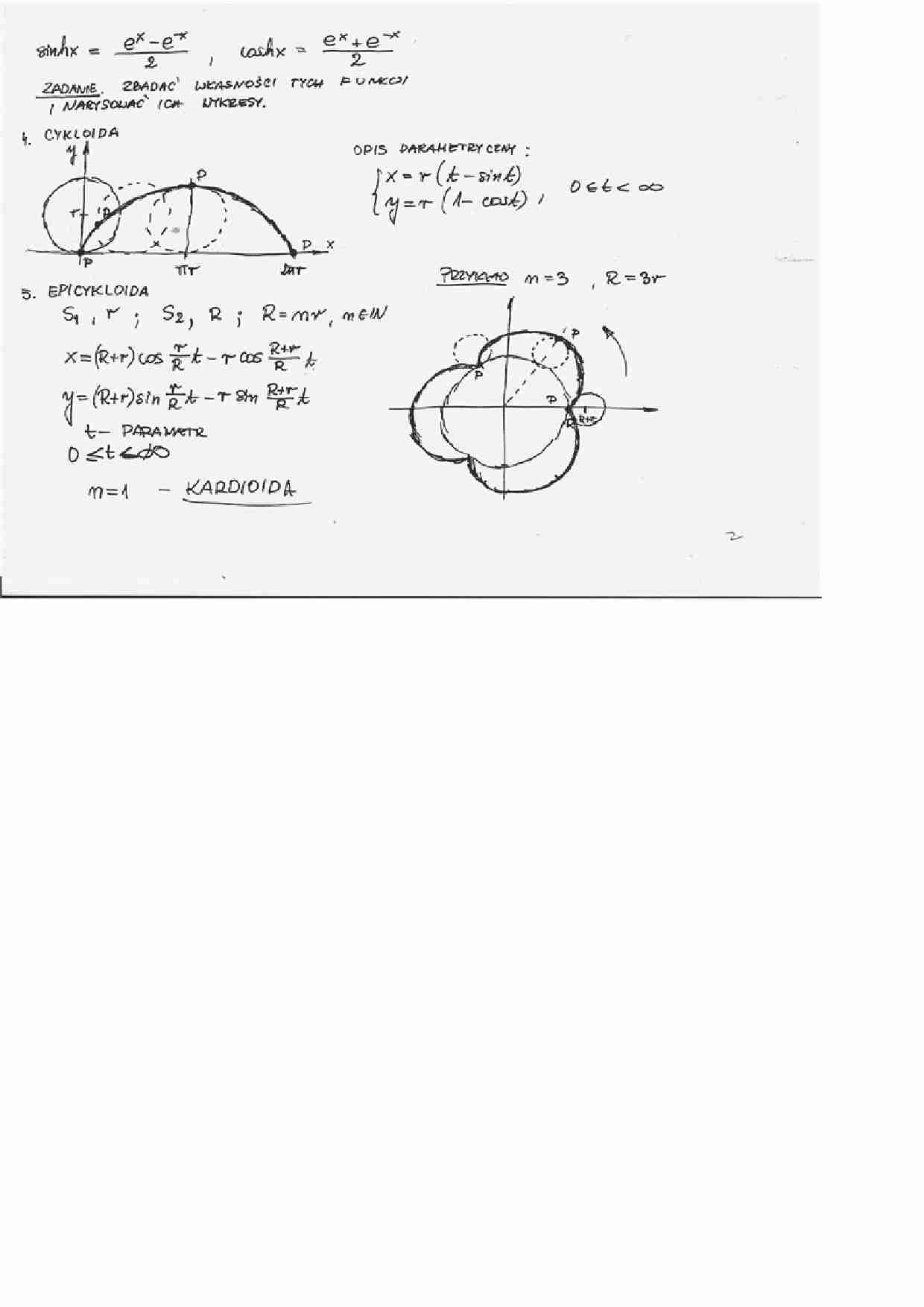 Opis parametryczny - wykład9 - strona 1