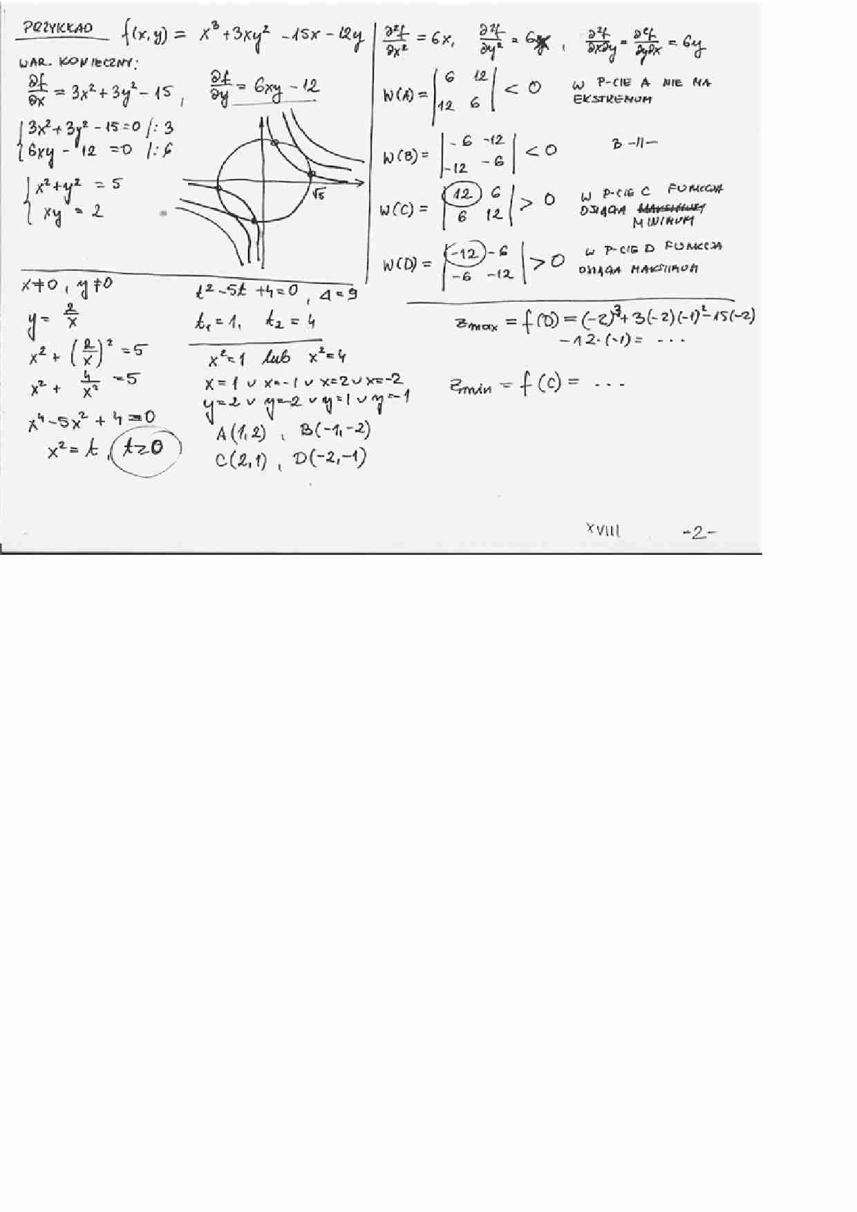 Analiza matematyczna - wykład 18-2 - strona 1